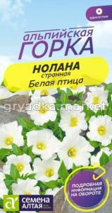 Нолана странная Белая птица 0,3г Одн 10см (Сем Алт) Альпийская горка