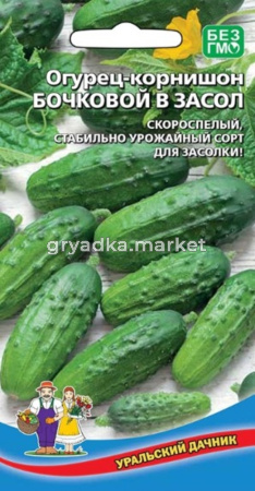 Огурец Бочковой в засол корнишон 10шт Пч Ранн (УД)