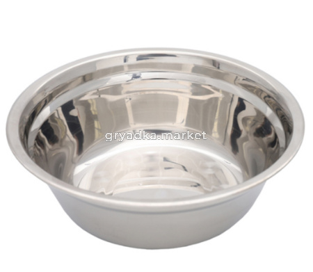 Миска металлическая s-EA 1.5л d=21-13см h=5.5см 105г нерж.сталь арт.10922-2328 Код268147