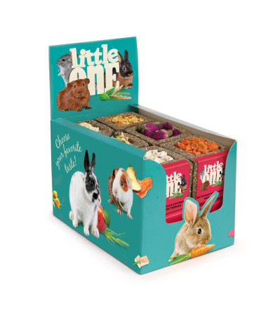 Лакомство д-грызунов Little One (Литтл Ван) Корзинка из луговых трав с наполнением ассорти