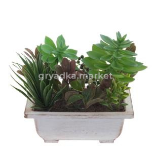 Цветочная композиция, L25 W19 H22 см