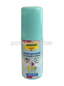 Спрей от комаров 75мл Аргус д-детей (от 2лет) 3-24 Аванти