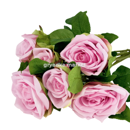 Искусственные цветы Букет роз h53см в ассорт. 2