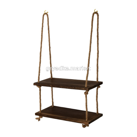 Полка на канатах Tivat, 2 яруса 40х20