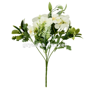 Искусственные цветы Букет камелия и бегония h27см в ассорт. 182594 1