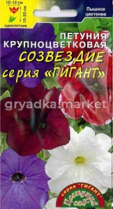 Петуния Гигант Смесь Созвездние Цвет.сад.