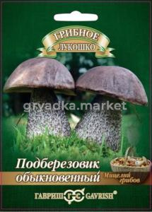 Мицелий Подберезовик на зерновом субстрате 15 мл (Гавриш)