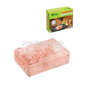 Соляной брикет д-бани гималайской солью 1,3кг(15х10х5см)-9