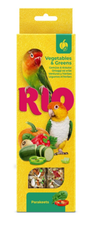 Лакомства д/попугаев средних палочки с овощами и зеленью и 2*75г RIO (РИО) 1/8