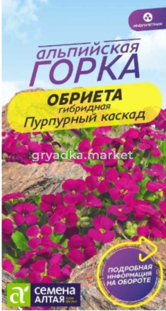 Обриета Пурпурный каскад 0,05г (Сем Алт) Альпийская горка