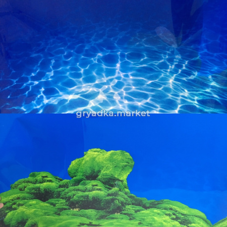 Фон односторонний 60см. Ландшафт из мха (темно-синий)