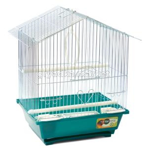 Клетка 2101Z для птиц, цинк, 300х230х390мм