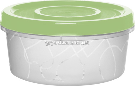 Контейнер  0,4л с завинчивающейся крышкой кругл в ассорт-21ПлР