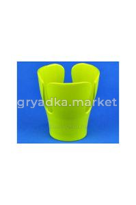 Кашпо лепесток 2,7л d17см грушевое                