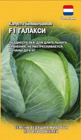 Капуста б-к Галакси F1 10шт Позд (Агрос) Эконом