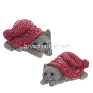 Фигурка декоративная Котенок, L14 W9,5 H7,5 см, 2в.