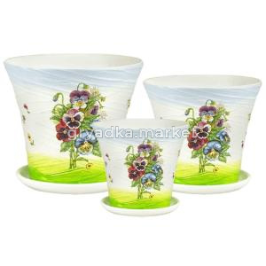 Грация Декупаж (171) к-т из 3-х  d12см,18см,21см   