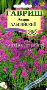 Лихнис альпийский (смолка) 0,05г Альпийская горка