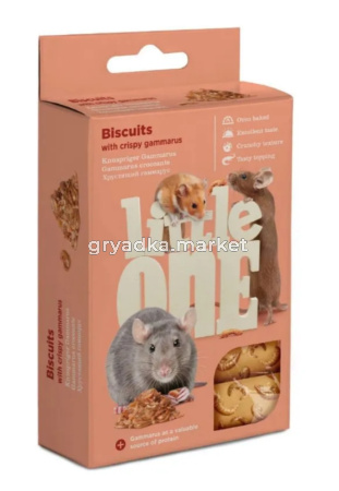 Лакомства д-грызунов Воздушные зерна 70г банка Little One (Литтл Ван) 1-6