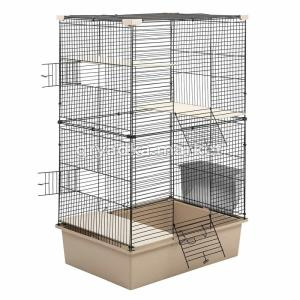 Дарэленд Клетка CRAFT 60 Шиншилла-2, разборная, шаг прута до 14мм; 58х40хh91см, светло-серая