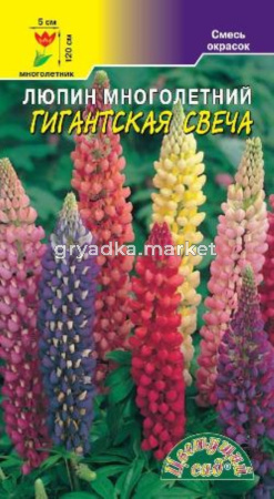Люпин Гигантская свеча, смесь Цвет.Сад