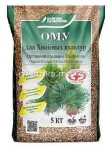 Для хвойных 5кг ОМУ удобрение 13/13/624 БХЗ 
