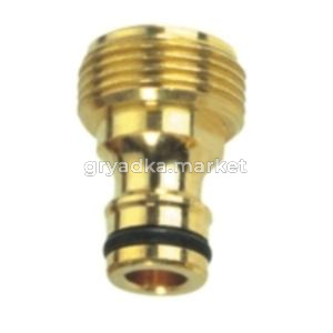 Адаптер с наруж.резьб 3-4 ЛАТУНЬ д-шланг-48-Listok