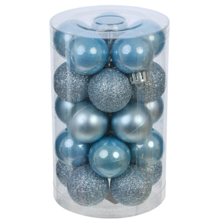 Декор подвесной Шар, набор из 25-ти шт, D 3 см, L8 W8 H13 см