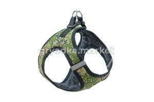 Шлейка-жилетка текст. 4сл Дарэлл Адам-TEX L(об.гр.41-46см),утепл(синтеп+порол)+св-отр,камуфл.-РП