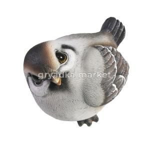 Фигура садовая Воробей L14W12H11.5 см (ПОЛИСТОУН) 