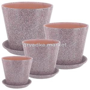 Элегант Мультиколор коричневый к-т из 4-х 0,8л,1,5л, 2,7л, 4,8л