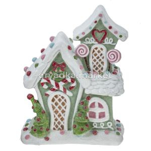 Фигурка декоративная Домик, L15,5 W6,5 H20 см