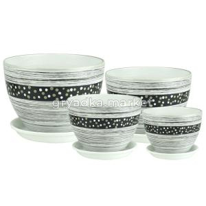 Венеция Роспись (387) к-т из 4-х