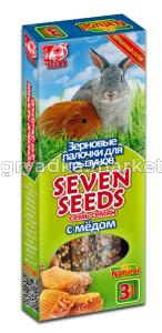 Лакомство д-грызунов SEVEN SEENDS (Семь семян) палочки медовые 3шт(90г)-22