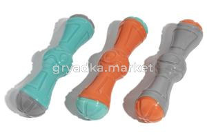 Игрушка резин Гантель 22*5см цвет в ассорт. арт.2024-2185 1-12 ЧД