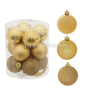 Шары набор (уп.12шт) D4 см, L4 W4 H5 см