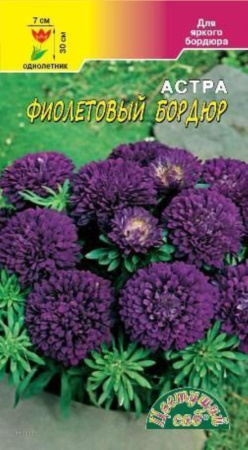 Астра Бордюр Фиолетовый 0,3г.Цвет.сад.