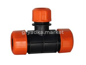 Тройник Т-образный с цанговым зажимом 1-2