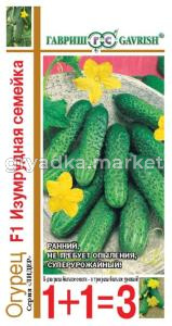 Огурец Изумрудная семейка F1сер.1+1-0,6г.корн.Гавр