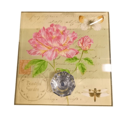 Вешалка 15х15 см стекло Т-С