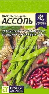 Фасоль Ассоль зеленая кустовая 5г Ср (Сем Алт) 