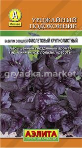 Базилик Фиолетовый крупнолистный Аэлита