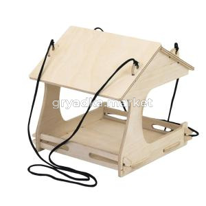 ECO Кормушка д-птиц ФАЗЕНДА уличная разборная, 22*23*h21см (фанера 6 мм)