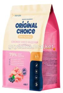 ORIGINAL CHOICE Kitten 400 г полнорационный сухой корм для котят, беременных и кормящих кошек со све