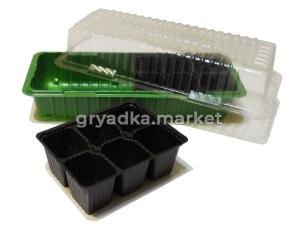 Парник-мини+2 кассеты по 6 ячеек МС