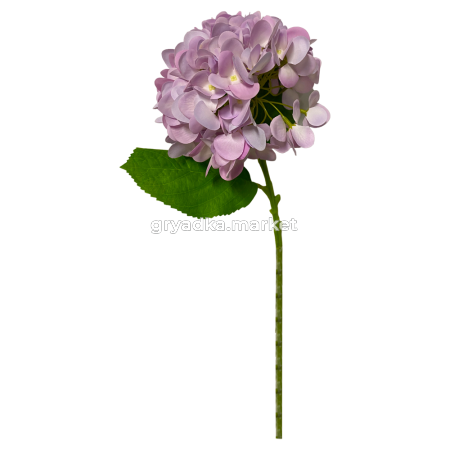 Иск.цветы Гортензия силиконовая фиолетовая H48 см