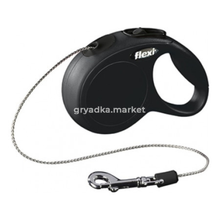 рулетка-поводок Flexi NEW CAT  3м до 8кг  ТРОС СИНИЙ 1-12  23419