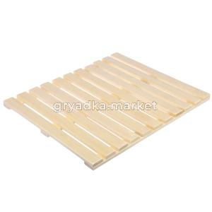 Решетка для бани(липа) на пол 60х70см-5 ЛГ