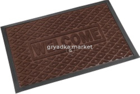 Коврик придверный с ворсом на резин. основе 60х90см 