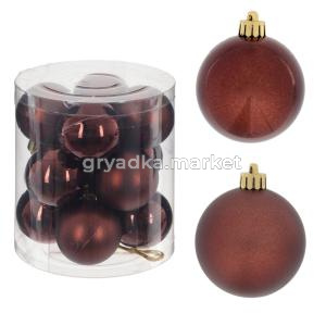 Шары набор (уп.12шт) D4 см, L9,5 W9,5 H10,5 см